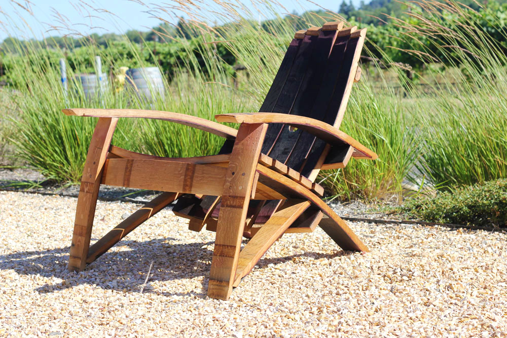 Wine Barrel Adirondack Chair Wine Barrel