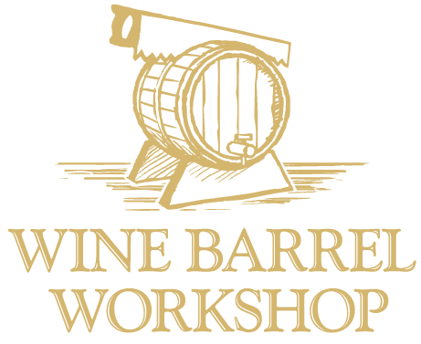 Wine Barrel Side Table